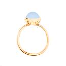 Tamara Comolli BOUTON Ring small Chalcedony blue - Bild 2