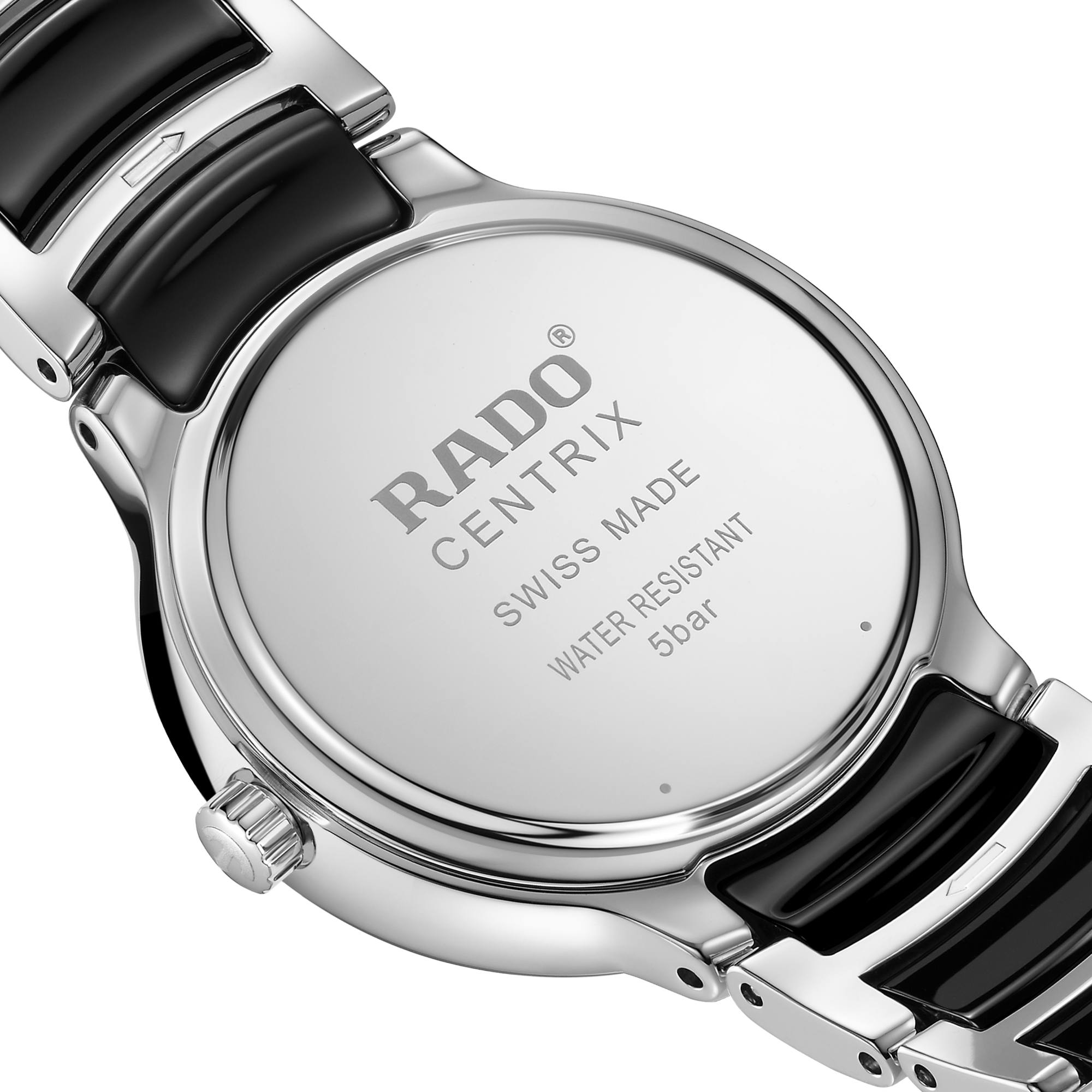 Rado centrix black 5 bar deals