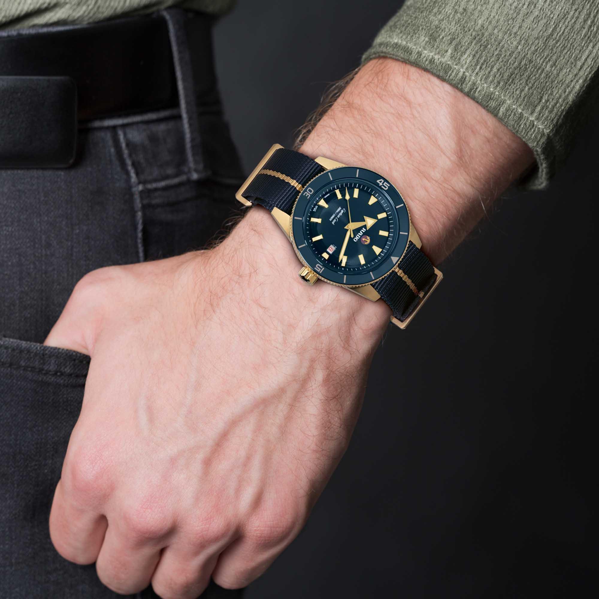 Captain cook automatic bronze price online