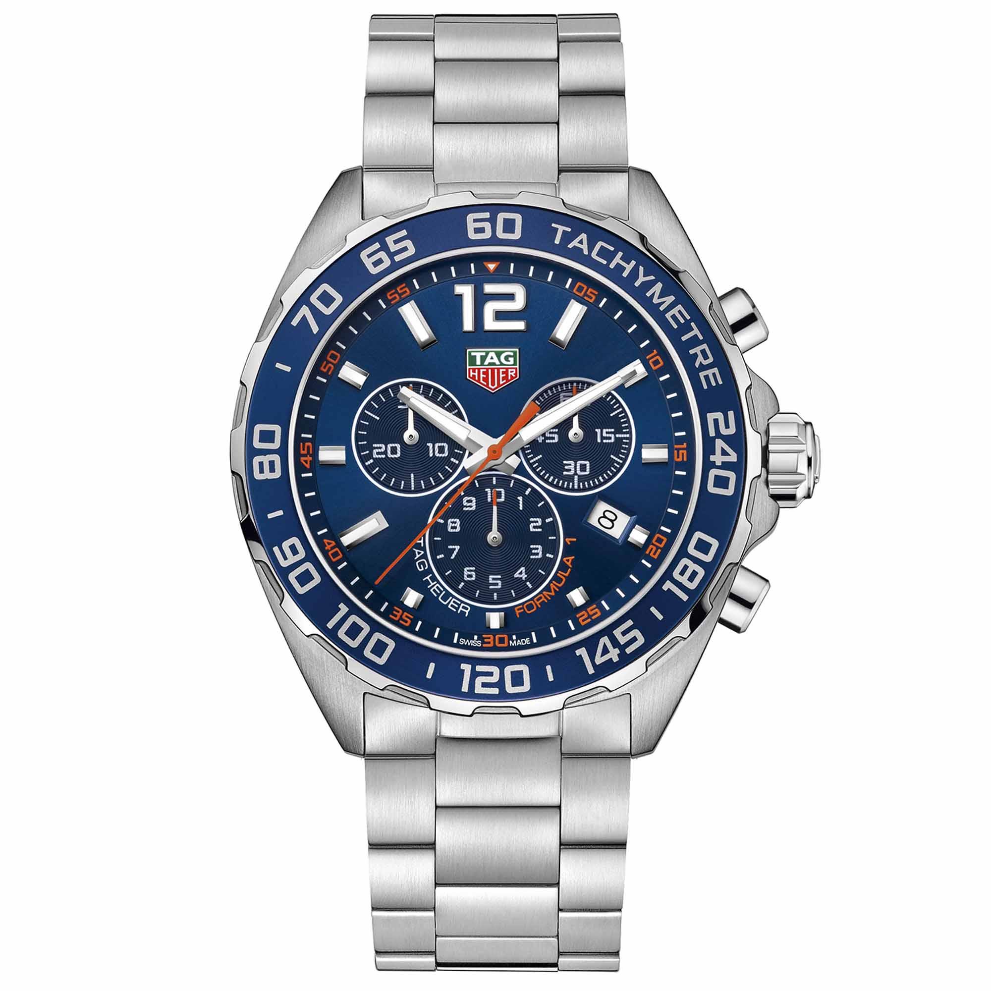 Tag heuer formula 1 chronograph black dial men's watch outlet