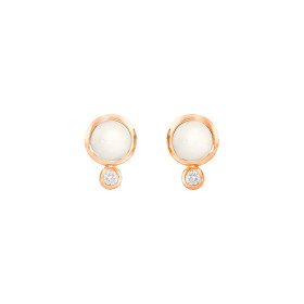         Roségold, Ohrringe, Tamara Comolli BOUTON Ohrstecker E-BOU-MoSa-Cl-rg
