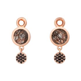 Roségold, Ohrringe, Bron Sushi Einhänger 8OR4861QBBZK
