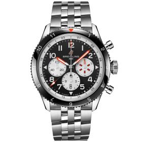 Herrenuhr, Breitling Super AVI B04 Chronograph GMT 46 Mosquito YB04451A1B1A1