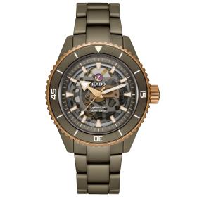 Herrenuhr, Rado Captain Cook High-Tech Ceramic Skeleton R32150162