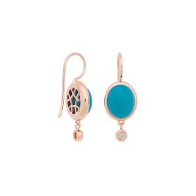 Roségold, Ohrringe, Bron Sushi Ohrschmuck 8OR4862TUCBR