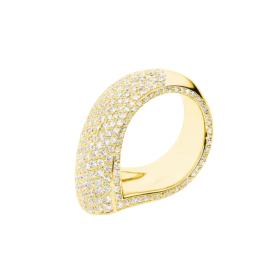 Gelbgold, Ringe, Tamara Comolli SIGNATURE Ring R-Dr-p-yg
