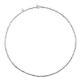         Silber, Halsschmuck, DoDo Halskette Mini-Granelli DCC0002-GRANX-GAGMX