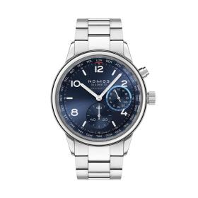 Unisex, NOMOS Glashütte Club Sport Neomatik Weltzeit blau 790