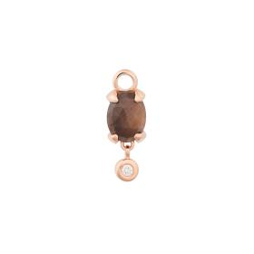 Roségold, Ohrringe, Bron Catch Ohrschmuck 8OR4871BSBBR