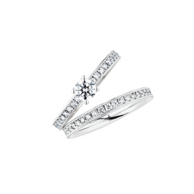 Weißgold, Ringe, Christian Bauer Trauring-Set 0146245-0247107