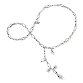 Weißgold, Halsschmuck, Tamara Comolli MIKADO Collier Delicate mit Diamond Pavé  N-M-Del51-p-wg