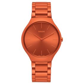 Unisex, Rado True Thinline Les Couleurs™ Le Corbusier Powerful Orange 44320S R27095652