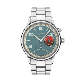 Unisex, NOMOS Glashütte Club Sport Neomatik Weltzeit Glacier 790.S4