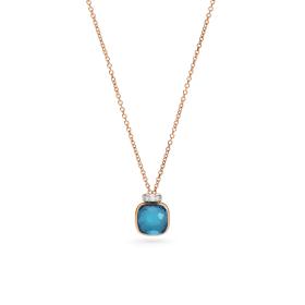 Weißgold, Halsschmuck, Pomellato Nudo Mini Halskette mit Anhänger PCC5020O6WHRDB0TL