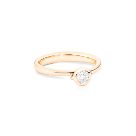         Roségold, Ringe, Tamara Comolli BOUTON Solitaire Ring mit Diamant R-BOU-Sol-Cl-rg