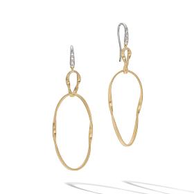 Weißgold, Ohrringe, Marco Bicego Marrakech Onde Ohrringe OG369-A_B_YW_M5