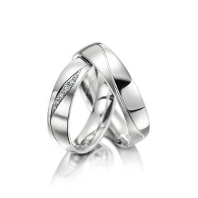 Weißgold, Ringe, Meister Trauringe Phantastics 112.8992.01/112.8992.00-W