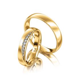 Gelbgold, Ringe, Meister Trauringe Phantastics 112.9039.01/112.9039.00-G