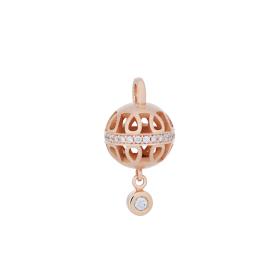 Roségold, Halsschmuck, Bron Toujours Ajour Anhänger 8HR3448MBR