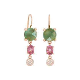 Roségold, Ohrringe, Bron Catch Ohrschmuck 8OR4891GTCRTBR