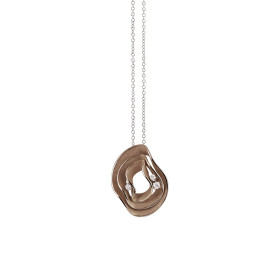 Gold farbig beschichtet, Halsschmuck, Annamaria Cammilli Dune Electa Halskette GPE3256C