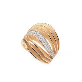 Weißgold, Ringe, Annamaria Cammilli Velaa Pavé Ring GAN3269J