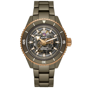 Herrenuhr, Rado Captain Cook High-Tech Ceramic Skeleton R32150162