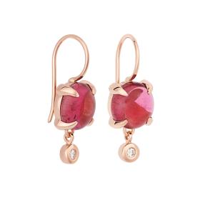 Roségold, Ohrringe, Bron Catch Ohrhänger 8OR4878RTCBR