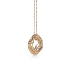 Roségold, Halsschmuck, Annamaria Cammilli Dune Electa Anhänger GPE2444J
