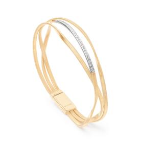 Weißgold, Armschmuck, Marco Bicego Marrakech Armband SG39_B_YW_M5