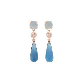 Roségold, Ohrringe, Bron Catch Ohrschmuck 8OR4858BTCBRTLD