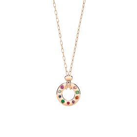 Roségold, Halsschmuck, Pomellato Iconica Wendbare Halskette Mit Anhänger PCC5041O7000000VA