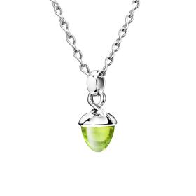 Weißgold, Halsschmuck, Tamara Comolli MIKADO Bouquet Anhänger Peridot P-MB-Per-wg