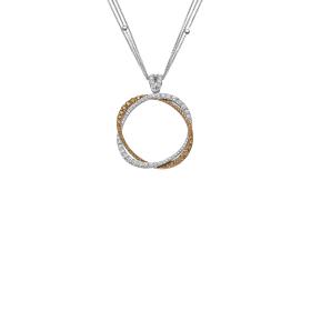 Weißgold, Halsschmuck, Leo Wittwer Panta rhei® Anhänger 21-1000076-8000