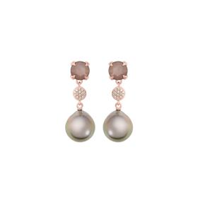 Roségold, Ohrringe, Bron Catch Ohrschmuck 8OR4858MGBCBRTHD12