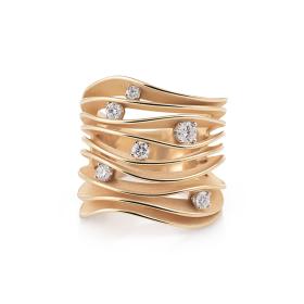 Roségold, Ringe, Annamaria Cammilli Dune Ring GAN3360J