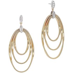 Weißgold, Ohrringe, Marco Bicego Marrakech Onde Chandelier-Ohrring OG373_B_YW_M5