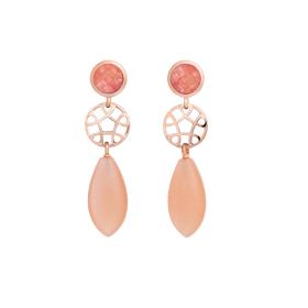 Roségold, Ohrringe, Bron Toujours Ajour Ohrschmuck 8OR4819SASMS
