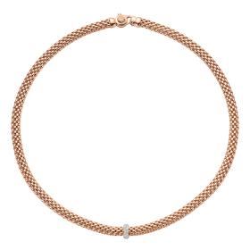 Weißgold, Halsschmuck, FOPE Vendôme Flex'it Collier 56002CX_BB_R_XBX_043