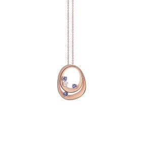 Halsschmuck, Roségold, Annamaria Cammilli Dune Color Collier GPE3385PT01