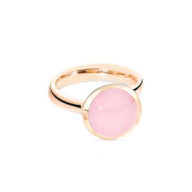 Roségold, Ringe, Tamara Comolli BOUTON Ring large pinker Chalcedon R-BOU-l-ChPi-rg