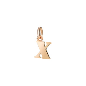 Roségold, Halsschmuck, DoDo Anhänger Buchstabe X DMB2027-LETXL-0009R