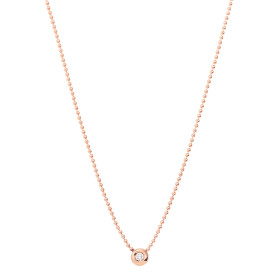         Roségold, Halsschmuck, DoDo Collier Bollicine DCC1002-BOLLI-DB09R