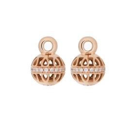 Roségold, Ohrringe, Bron Toujours Ajour Einhänger 8OR4906BR