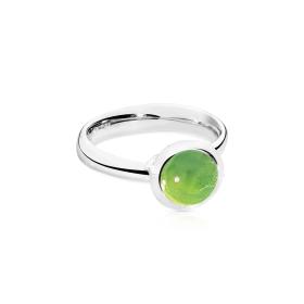 Weißgold, Ringe, Tamara Comolli BOUTON Ring small Peridot R-BOU-s-Per-wg