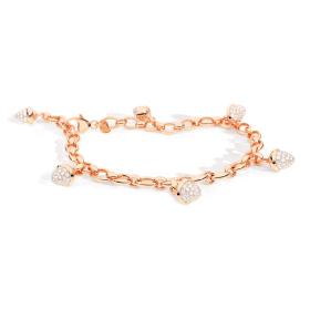 Roségold, Armschmuck, Tamara Comolli MIKADO Charm Diamant Pavé Armband B-MC-Ch-p-rg