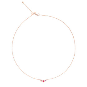         Roségold, Halsschmuck, DoDo Halskette Bollicine DCC3001-BOLLI-ZRI9R
