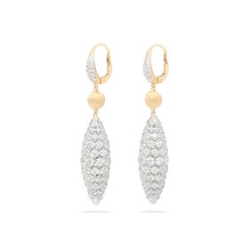 Weißgold, Ohrringe, Marco Bicego Africa Ohrhänger OB1874-MB_B_YW_Q6