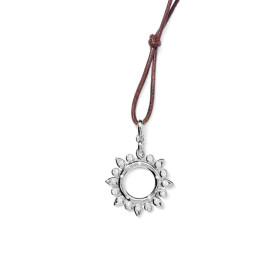         Weißgold, Halsschmuck, Tamara Comolli GYPSY Sun Anhänger 'Classic' Small P-Gyp-Cl-wg