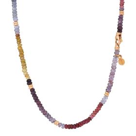 Roségold, Halsschmuck, Bron Edelstein Halskette 8CR4417SASP